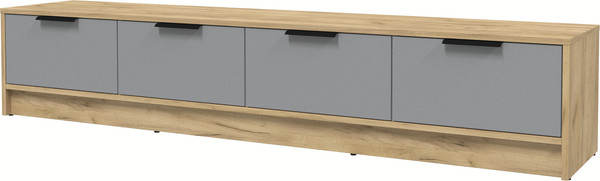 Изображение товара Тумба Интерлиния ТВ Концепт КТ-ТВ4-35 (серебро/дуб золотой)