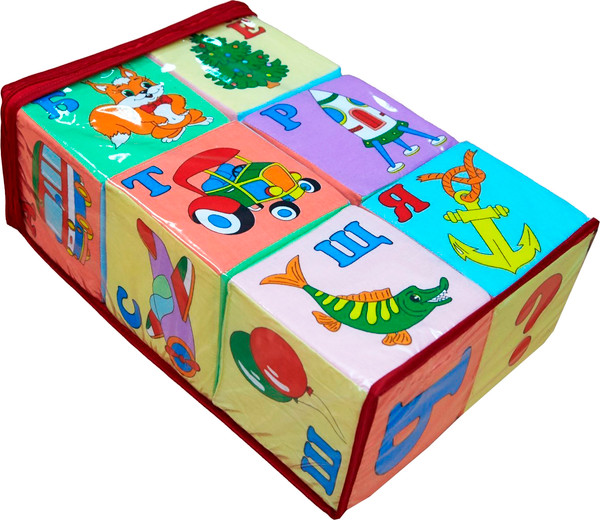 Изображение товара Развивающий игровой набор Учитель-Канц Кубики. Большая Азбука (4630061310044)