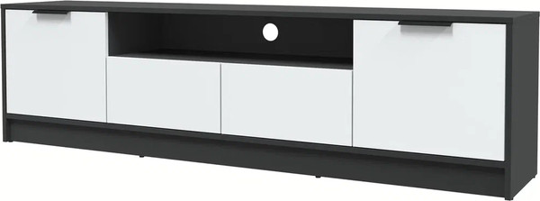 Изображение товара Тумба Интерлиния ТВ Концепт КТ-ТВ4-50 (белый платинум/антрацит)