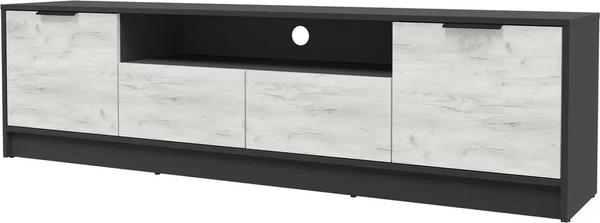 Изображение товара Тумба Интерлиния ТВ Концепт КТ-ТВ4-50 (дуб белый/антрацит)