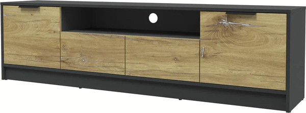 Изображение товара Тумба Интерлиния ТВ Концепт КТ-ТВ4-50 (дуб нокс/антрацит)