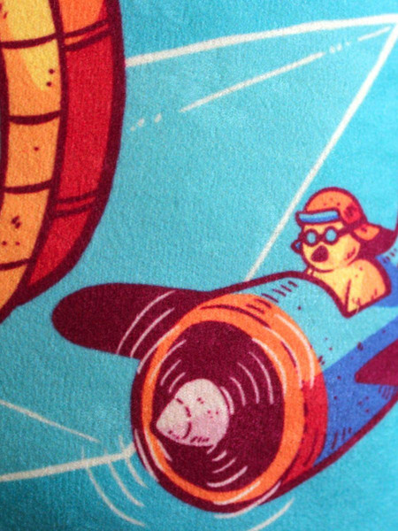 Изображение товара Подушка декоративная MATEX Freak Черепашка-летчик / 34-841 (бирюзовый/зеленый)