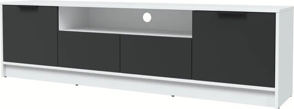 Изображение товара Тумба Интерлиния ТВ Концепт КТ-ТВ4-50 (антрацит/белый платинум)