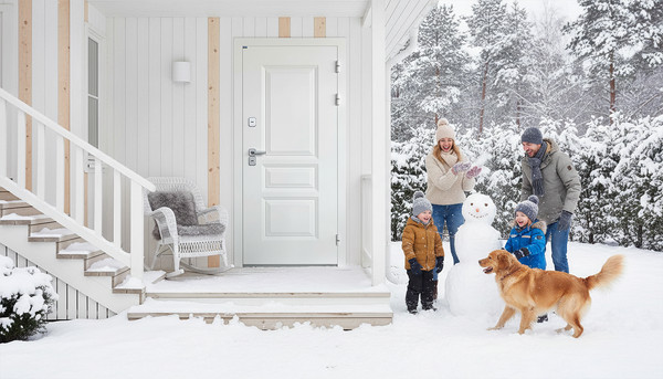 Изображение товара Входная дверь Промет Винтер-100 88x205 (правая, арктик)