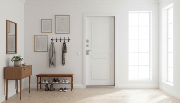 Изображение товара Входная дверь Промет Винтер-100 88x205 (правая, арктик)