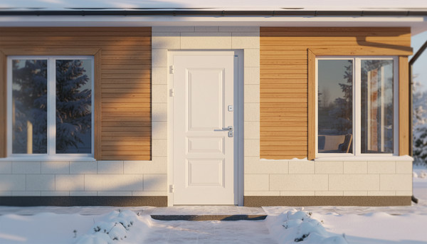 Изображение товара Входная дверь Промет Винтер-100 88x205 (правая, арктик)