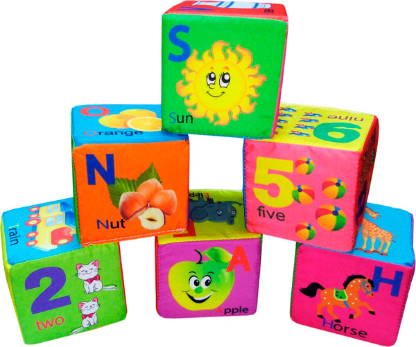 Изображение товара Развивающий игровой набор Учитель-Канц Кубики. Английский алфавит и цифры (4630075870237)