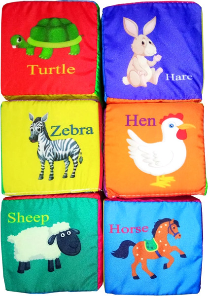 Изображение товара Развивающий игровой набор Учитель-Канц Кубики. Животные по-английски (4630075870244)