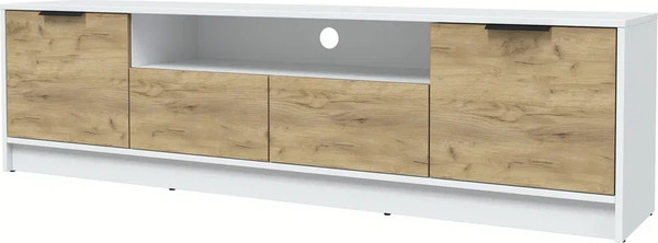 Изображение товара Тумба Интерлиния ТВ Концепт КТ-ТВ4-50 (дуб золотой/белый платинум)