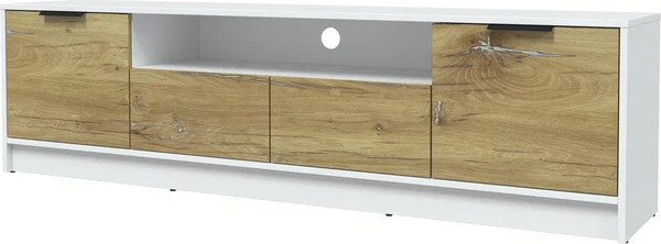 Изображение товара Тумба Интерлиния ТВ Концепт КТ-ТВ4-50 (дуб нокс/белый платинум)