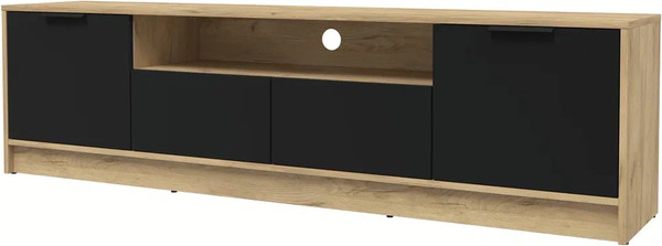 Изображение товара Тумба Интерлиния ТВ Концепт КТ-ТВ4-50 (черный/дуб золотой)