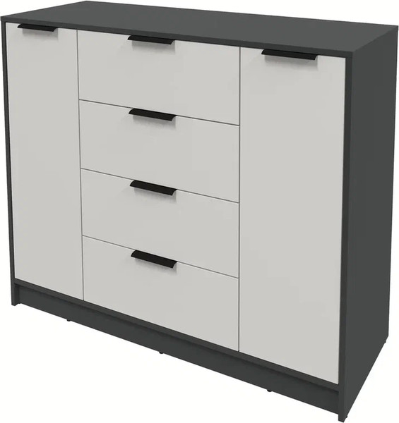 Изображение товара Тумба Интерлиния Концепт КТ-Т120 (персидский жемчуг/антрацит)