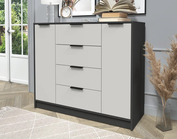 Изображение товара Тумба Интерлиния Концепт КТ-Т120 (персидский жемчуг/антрацит)