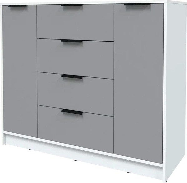 Изображение товара Тумба Интерлиния Концепт КТ-Т120 (серебро/белый платинум)