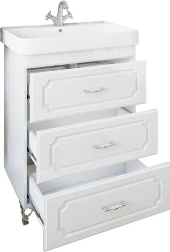 Изображение товара Тумба для ванной Sanflor Ксения 80 / Н0000000124 (белый, подвесная)