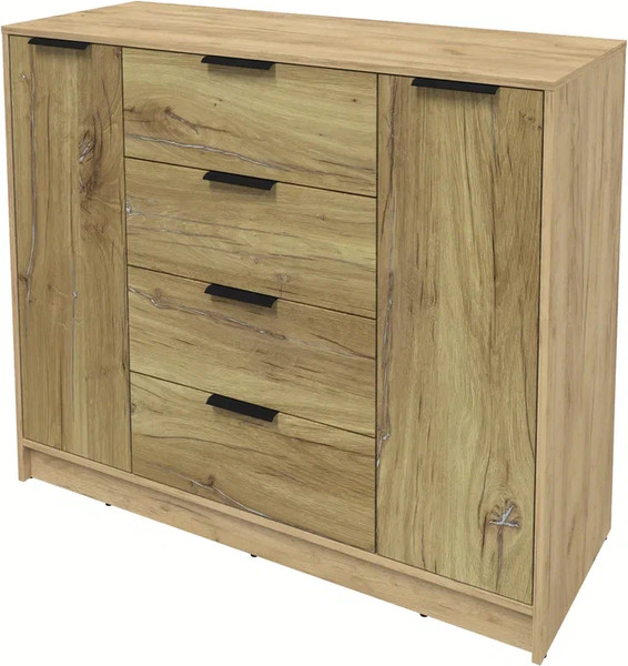 Изображение товара Тумба Интерлиния Концепт КТ-Т120 (дуб нокс/дуб золотой)