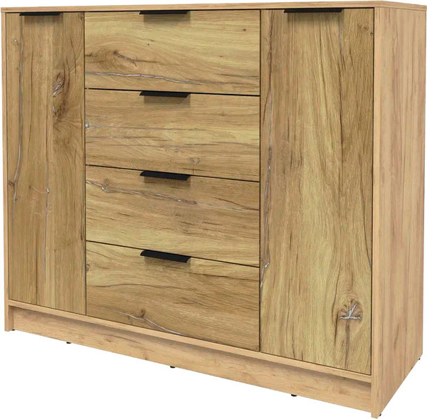 Изображение товара Тумба Интерлиния Концепт КТ-Т120 (дуб нокс/дуб золотой)