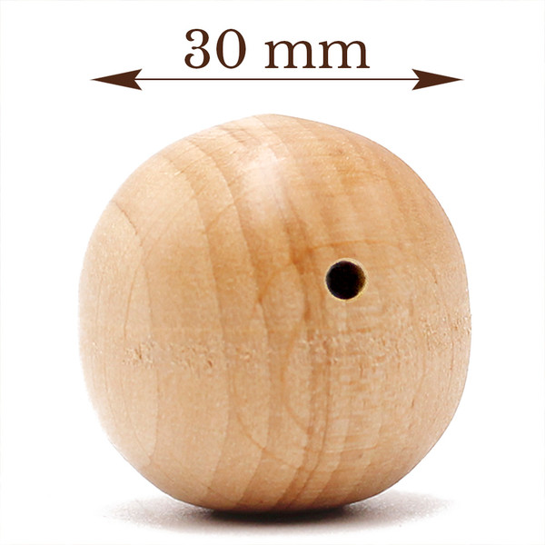 Изображение товара Набор заготовок для творчества Брестская Фабрика Сувениров Шар деревянный / ball30-2_x10 (10шт)