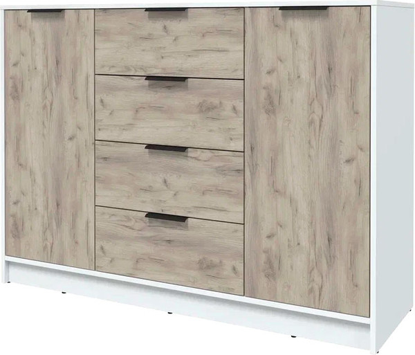 Изображение товара Тумба Интерлиния Концепт КТ-Т140 (дуб серый/белый платинум)