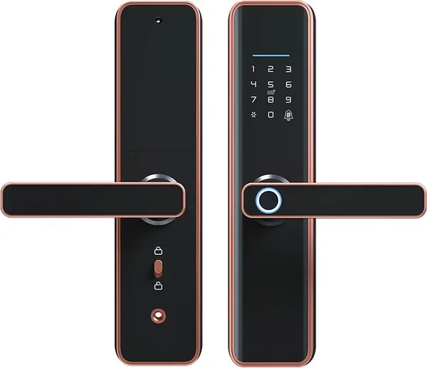 Умный замок Roome Tuya Digital Fingerprint Lock X6 (красная бронза)