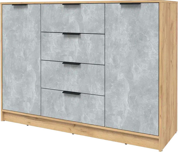 Изображение товара Тумба Интерлиния Концепт КТ-Т140 (бетон/дуб золотой)