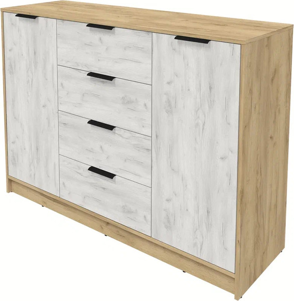 Изображение товара Тумба Интерлиния Концепт КТ-Т140 (дуб белый/дуб золотой)