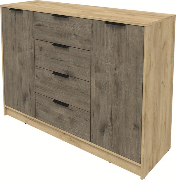 Изображение товара Тумба Интерлиния Концепт КТ-Т140 (дуб веллингтон/дуб золотой)