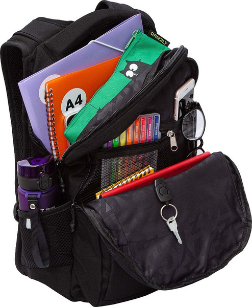 Изображение товара Рюкзак Grizzly RU-531-4 (черный/белый)