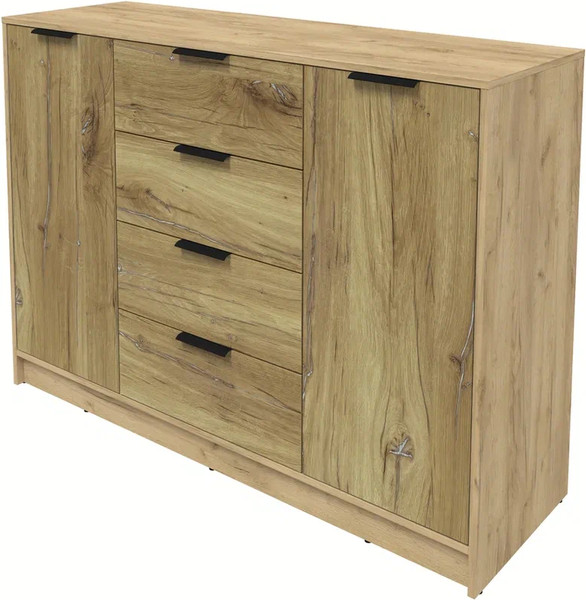 Изображение товара Тумба Интерлиния Концепт КТ-Т140 (дуб нокс/дуб золотой)