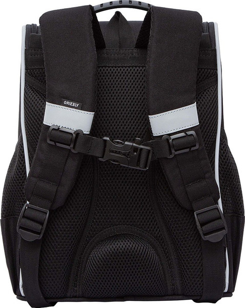 Изображение товара Школьный рюкзак Grizzly RAm-584-7 (черный/белый)