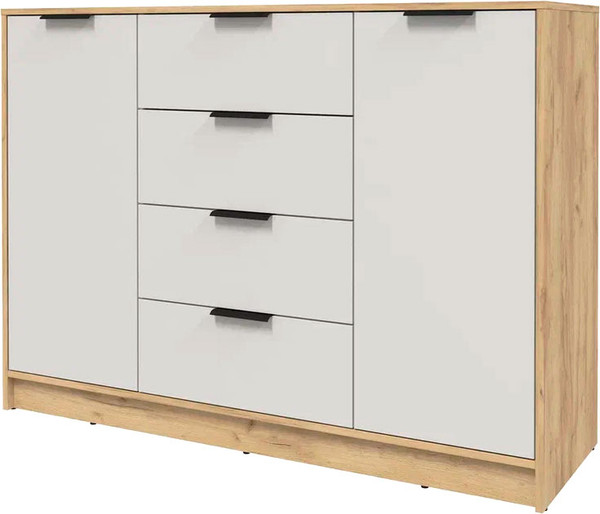 Изображение товара Тумба Интерлиния Концепт КТ-Т140 (персидский жемчуг/дуб золотой)