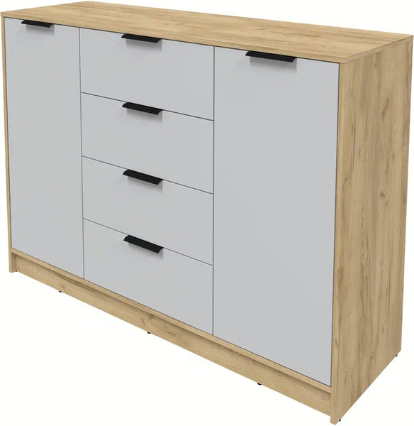 Изображение товара Тумба Интерлиния Концепт КТ-Т140 (серый/дуб золотой)