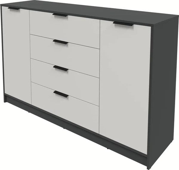 Изображение товара Тумба Интерлиния Концепт КТ-Т160 (персидский жемчуг/антрацит)