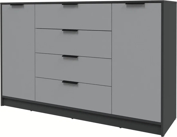 Изображение товара Тумба Интерлиния Концепт КТ-Т160 (серебро/антрацит)