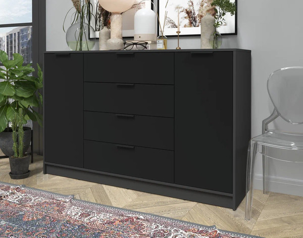 Изображение товара Тумба Интерлиния Концепт КТ-Т160 (черный/антрацит)