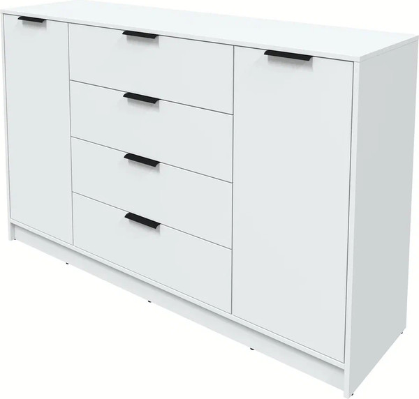 Изображение товара Тумба Интерлиния Концепт КТ-Т160 (белый платинум/белый платинум)