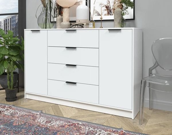 Изображение товара Тумба Интерлиния Концепт КТ-Т160 (белый платинум/белый платинум)