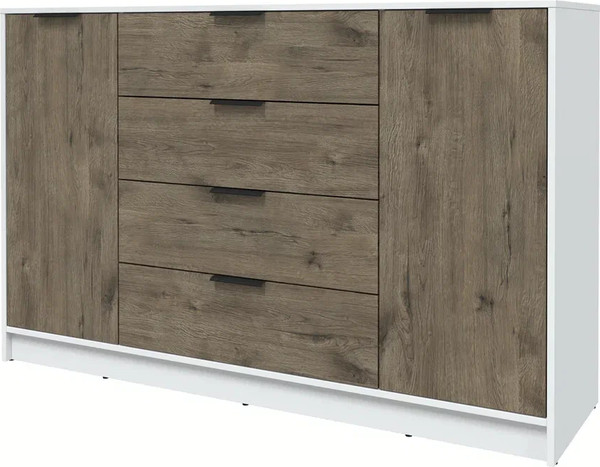 Изображение товара Тумба Интерлиния Концепт КТ-Т160 (дуб веллингтон/белый платинум)