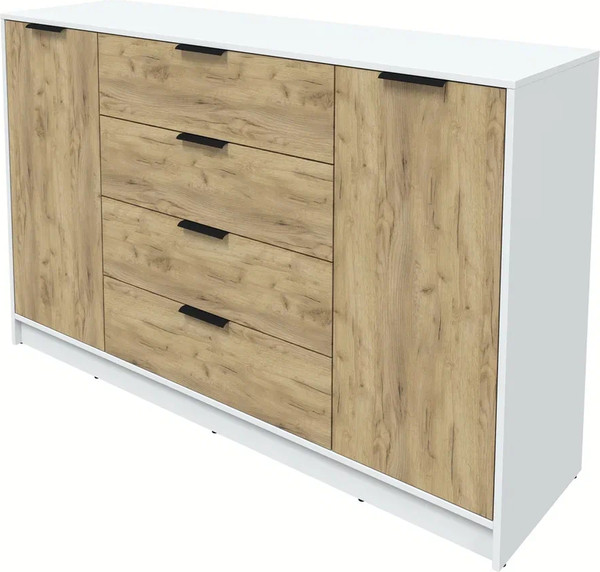 Изображение товара Тумба Интерлиния Концепт КТ-Т160 (дуб золотой/белый платинум)