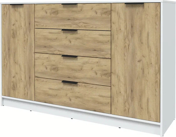 Изображение товара Тумба Интерлиния Концепт КТ-Т160 (дуб золотой/белый платинум)