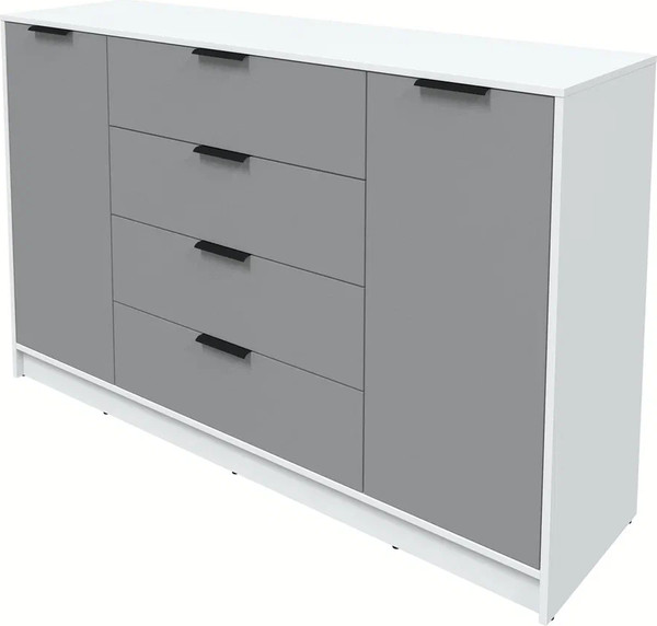 Изображение товара Тумба Интерлиния Концепт КТ-Т160 (серебро/белый платинум)