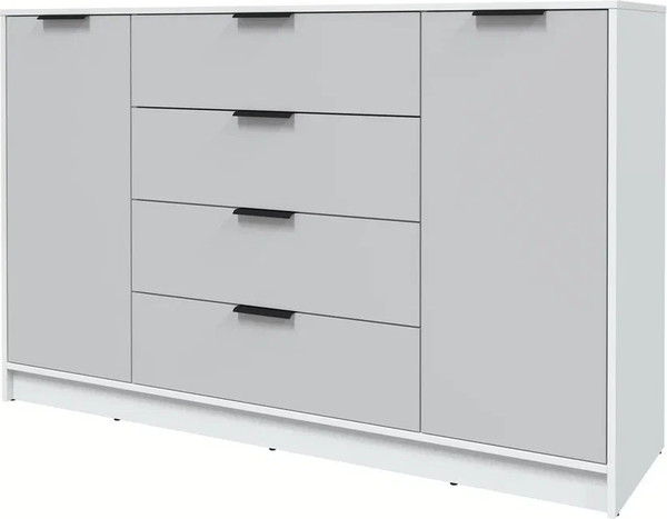 Изображение товара Тумба Интерлиния Концепт КТ-Т160 (серый/белый платинум)