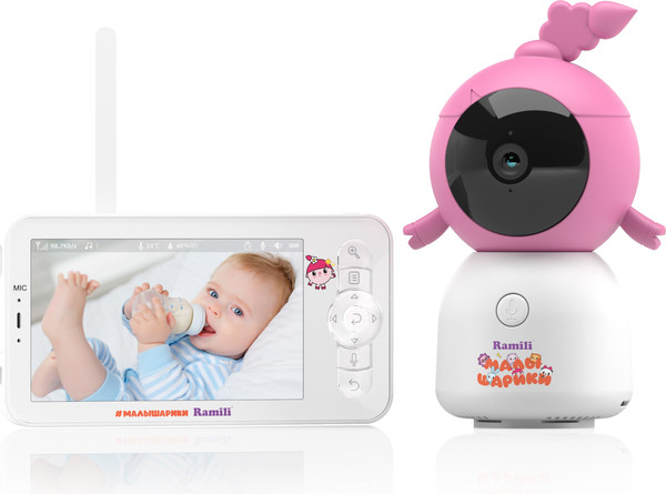 Изображение товара Видеоняня Ramili Baby. Нюша. Малышарики / RV100NUSHA