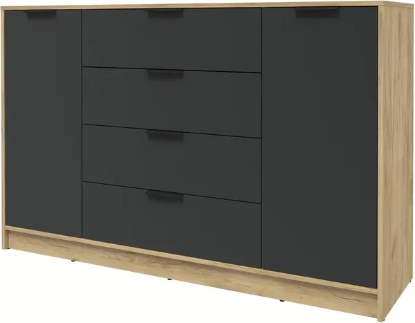 Изображение товара Тумба Интерлиния Концепт КТ-Т160 (антрацит/дуб золотой)