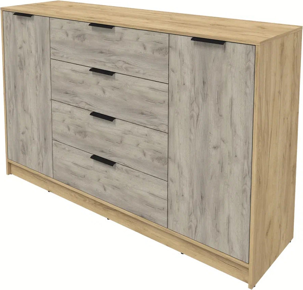 Изображение товара Тумба Интерлиния Концепт КТ-Т160 (дуб серый/дуб золотой)