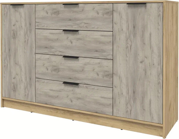 Изображение товара Тумба Интерлиния Концепт КТ-Т160 (дуб серый/дуб золотой)