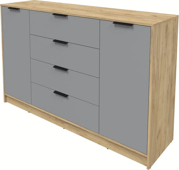 Изображение товара Тумба Интерлиния Концепт КТ-Т160 (серебро/дуб золотой)