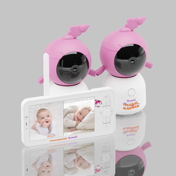 Изображение товара Видеоняня Ramili Baby. Нюша. Малышарики / RV100X2NUSHA