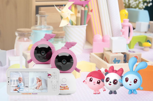 Изображение товара Видеоняня Ramili Baby. Нюша. Малышарики / RV100X2NUSHA