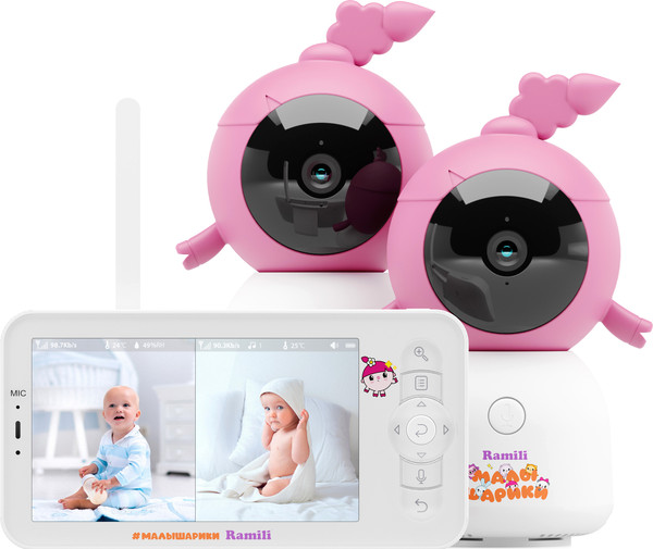 Изображение товара Видеоняня Ramili Baby. Нюша. Малышарики / RV100X2NUSHA